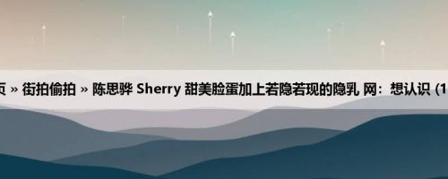 首页 » 街拍偷拍 » 陈思骅 Sherry 甜美脸蛋加上若隐若现的隐乳 网：想认识 (14P)