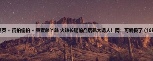 首页 » 街拍偷拍 » 黄宣慈ㄚ慈 火辣长腿前凸后翘太诱人！网：可爱极了 (16P)