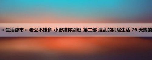 首页 » 生活都市 » 老公不嫌多-小野猫你别逃-第二部 混乱的同居生活 76.天赐的良机