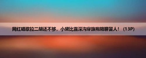 网红唱歌拉二胡还不够，小黛比露深沟穿旗袍陪聊留人！ (13P)